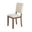 Ensemble de 4 chaises de salle à manger rembourrées de style transitionnel-658213860