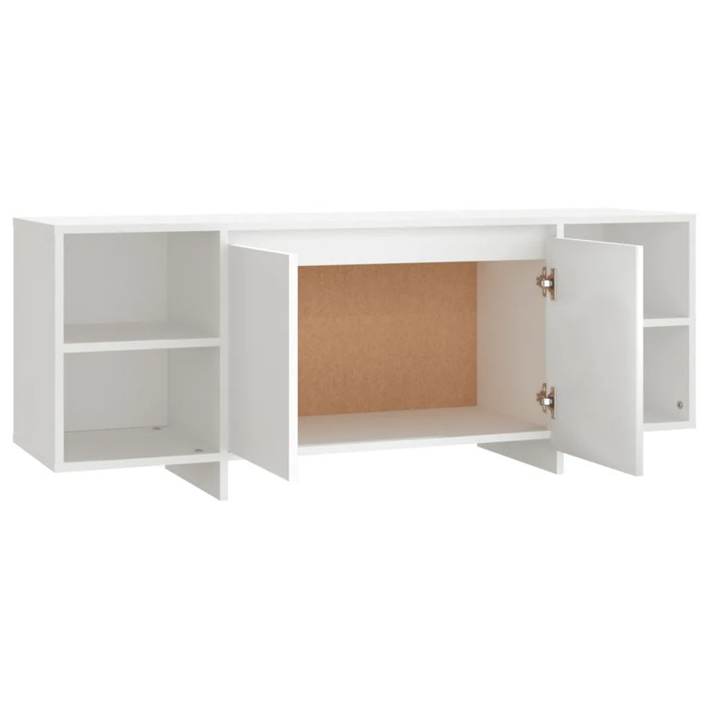 Ghofran Unfinished TV Stand, White