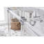 Empire Stone Oval Console Bathroom Sink with Faucet and Overflow-1647943085