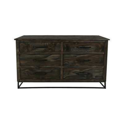 Commode 6 tiroirs Dark Teak