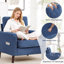 Upholstered Swivel Armchair-273118191