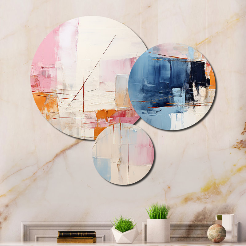 Abstract Wall Decor on Metal
