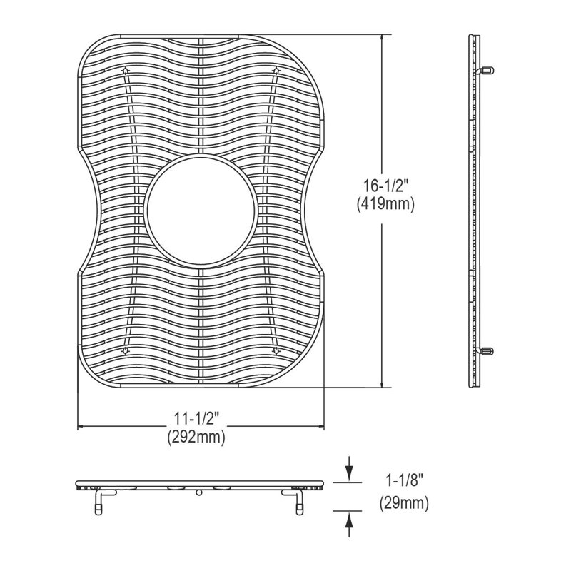 16.5" x 11.5" Sink Grid