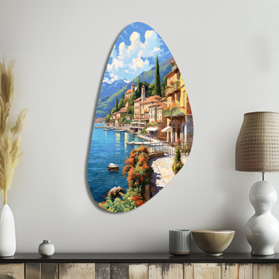 Moise - Irregular Shape Italy Metal Wall Decor, Asymmetrical Metal Wall Sculpture Print