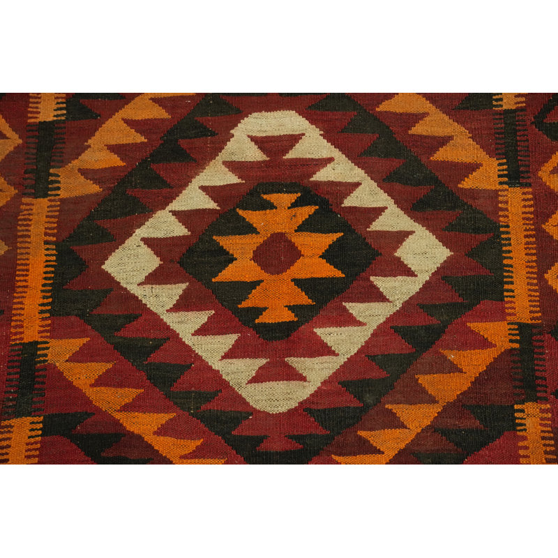 Tapis géométrique kilim 7 x 9