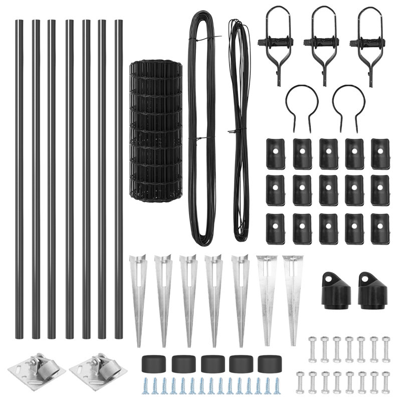40cm H x 1000cm W Galvanised Steel Border Fencing