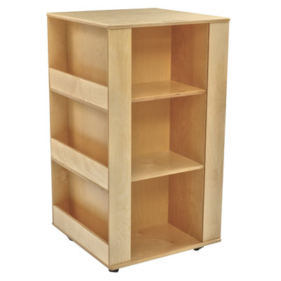 12 Compartment Manufactured Wood Book Display