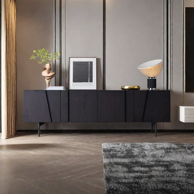 Meuble télé moderne et minimaliste, 62.99"