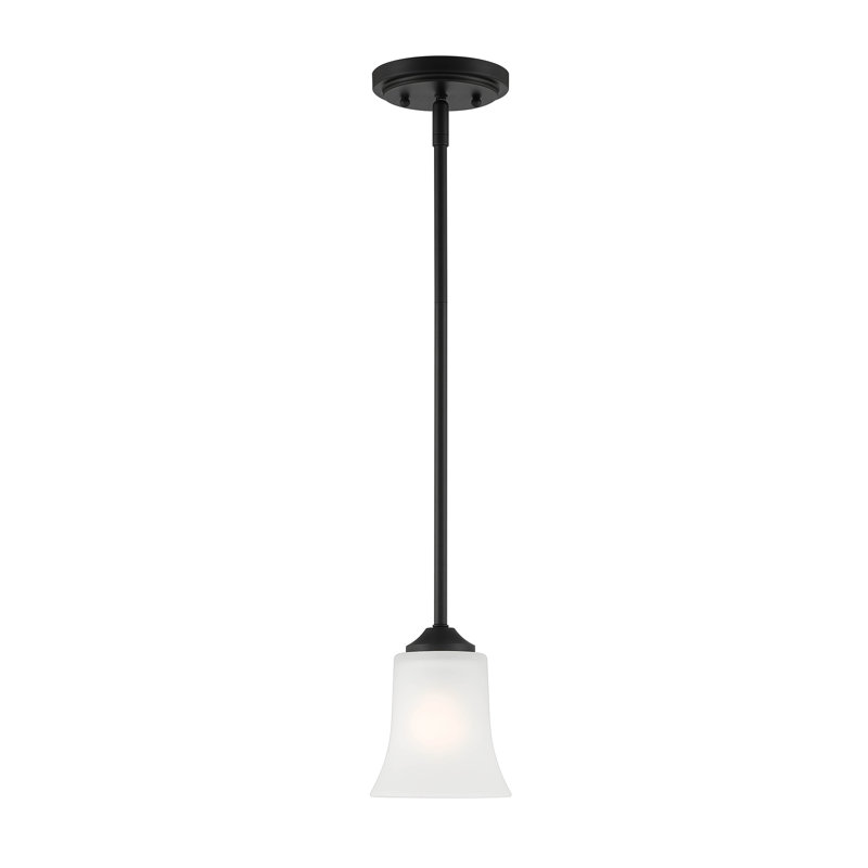 Alies 1 - Light Single Pendant, Matte Black