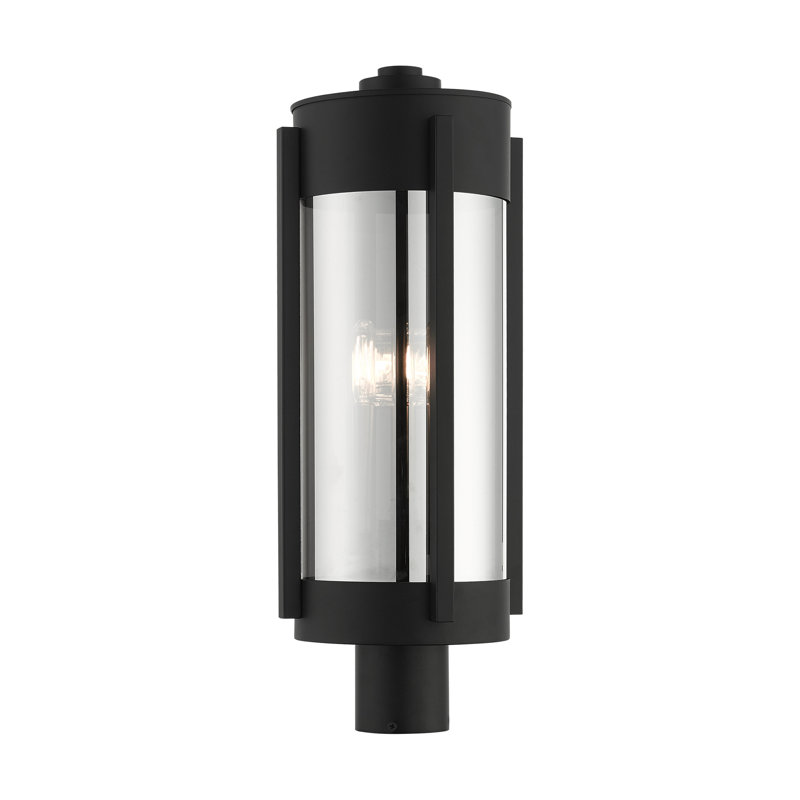 Adia Mirrored Lantern Head, Black