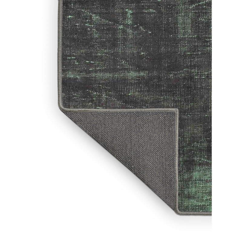 Tapis contemporain gris / noir, Rectangle 2 pi x 3 pi