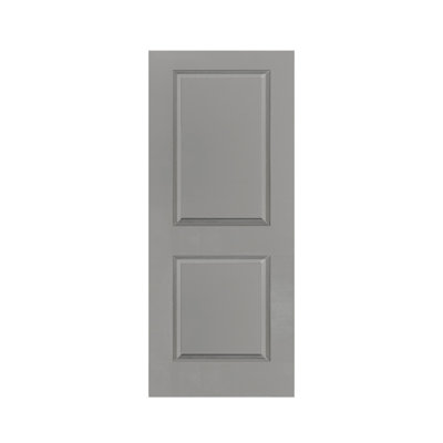 80'' Solid + Manufactured Wood Paneled Painted without Installation Hardware Kit Barn Door