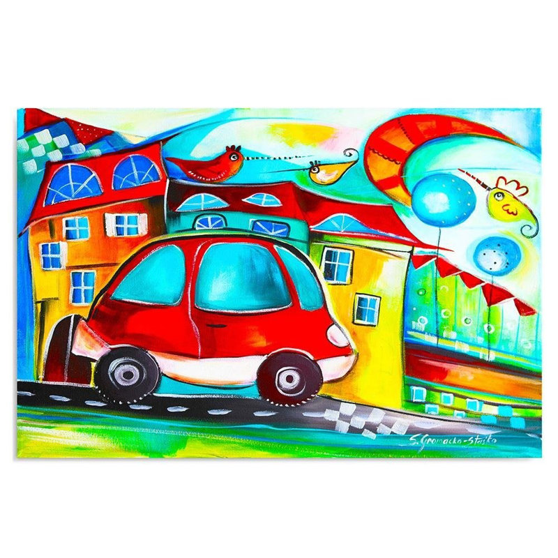 Red Car - Print