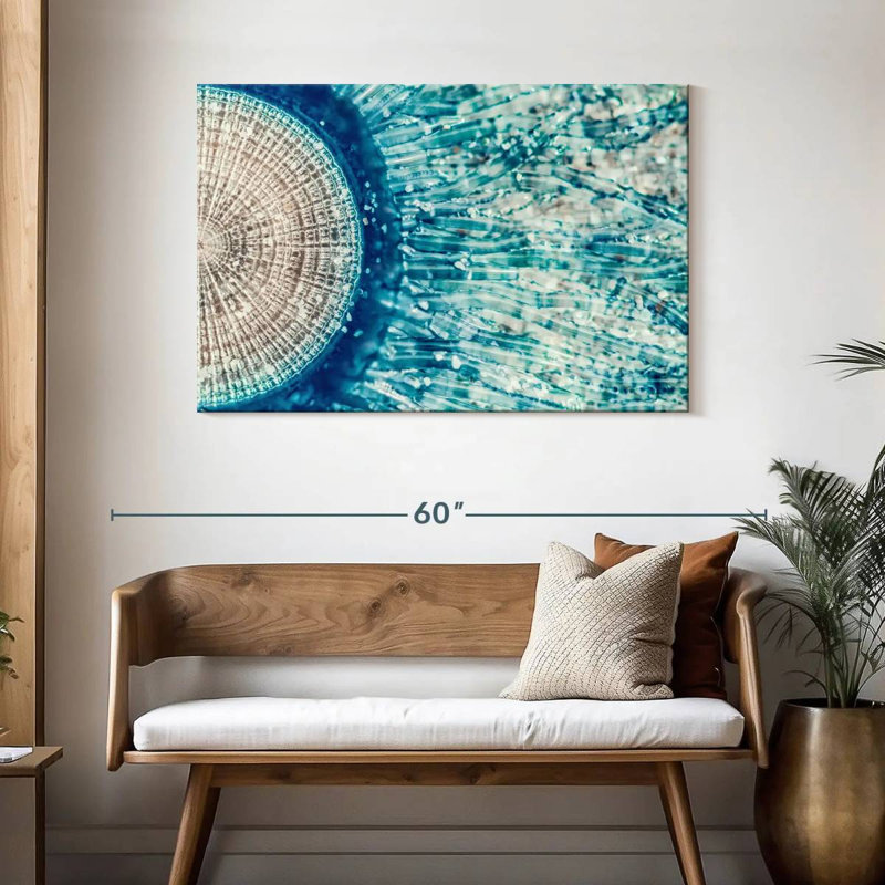 Crowle Jellyfish Details, 30" H x 45" W