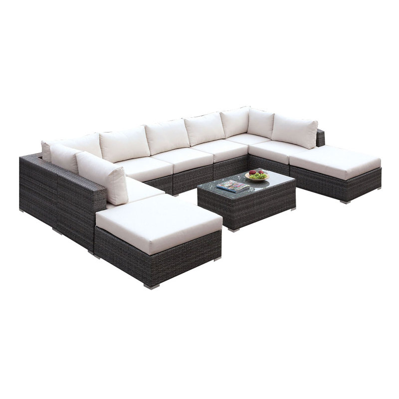 Canapé modulaire avec table basse u Shearin