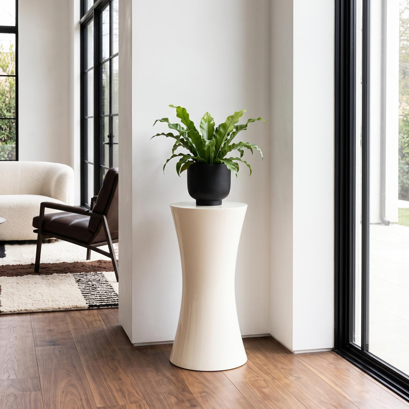 Ave Pedestal, Gel Coat White