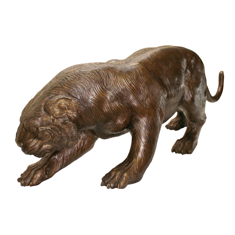 Prowling Tiger Garden Statue