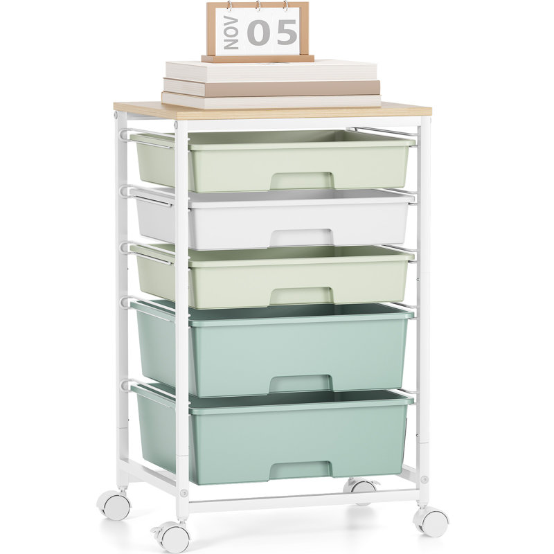 64.49cm H x 32cm W Utility Cart, Green