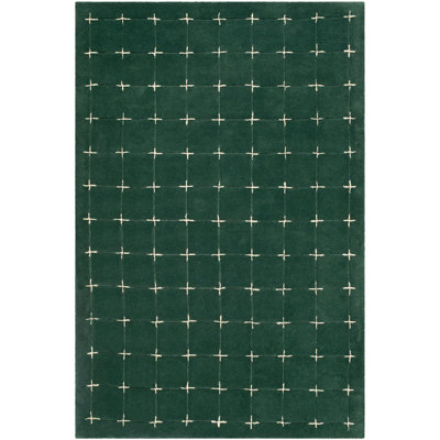 Mallory Green Hand Tufted Area Rug