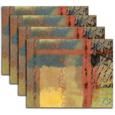 Napperon abstrait en polyester