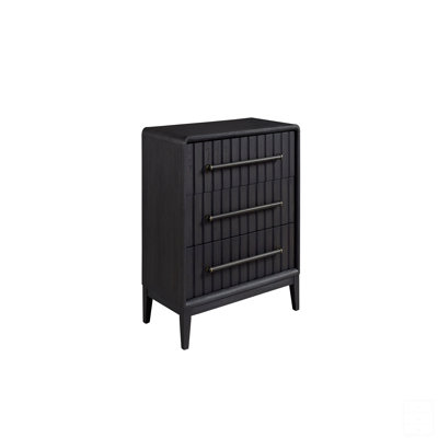 Commode Bachelor 3 tiroirs au fini poivre
