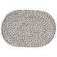 Tapis noir et blanc tressé Ociuso-1214774287