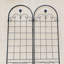 Paquet de 2 treillis de jardin en métal pour plantes grimpantes