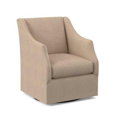 Claudette Upholstered Swivel Armchair