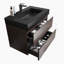 Meuble-lavabo mural flottant avec lavabo et rangement-8346910-8346905