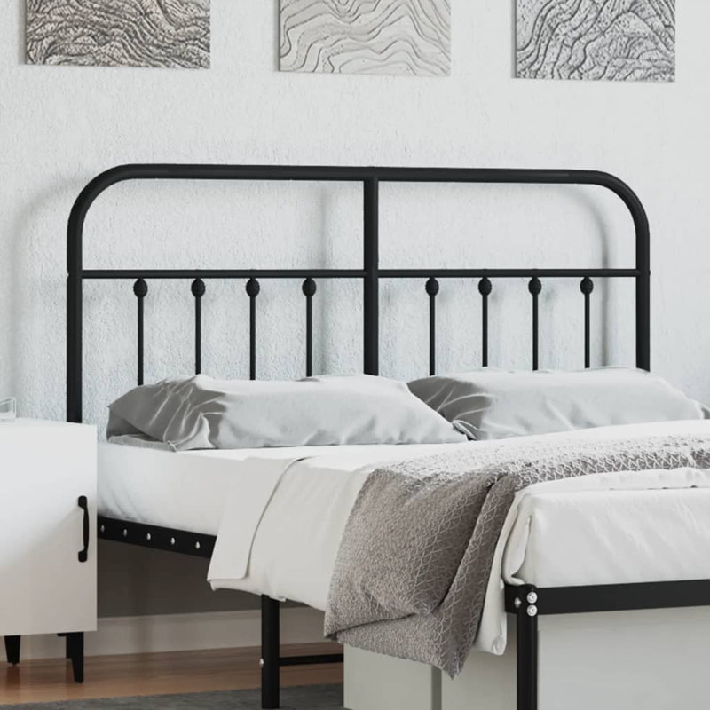 Cerro Headboard, Black, 140 x 200 cm