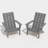 Danese 2-Piece All-Weather HDPE Adirondack Chair-113257798