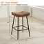 Upholstered 26" Backless Saddle Barstools-605070418-605070423