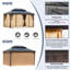 Pavillon de jardin en aluminium-93911011