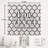 Abstract Transparent Peva Shower Curtain