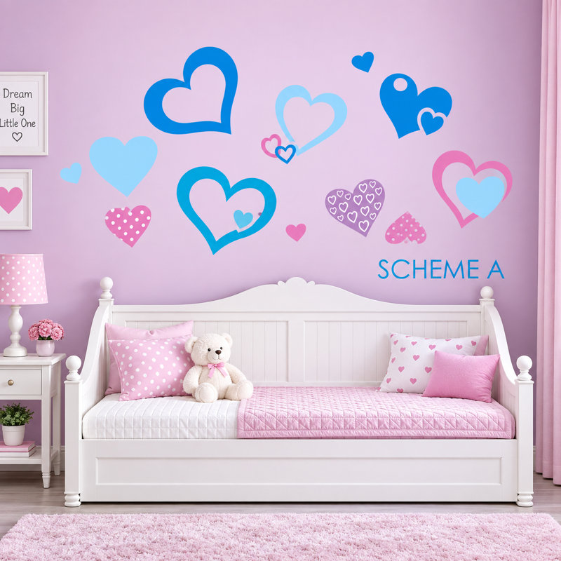Fantasy & Sci-Fi Non-Wall Damaging Wall Decal, Scheme B