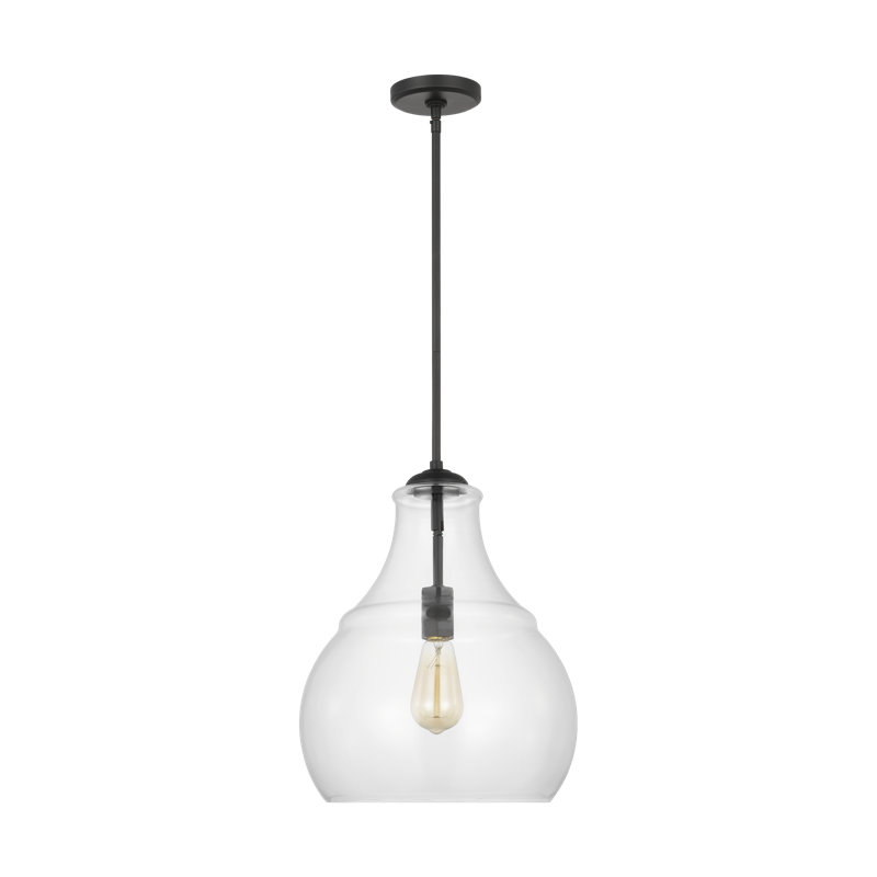 Luminaire suspendu Zola à une lumière de Visual Comfort Studio, Nuit noire