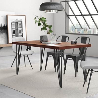 Jaymi Metal Base Dining Table