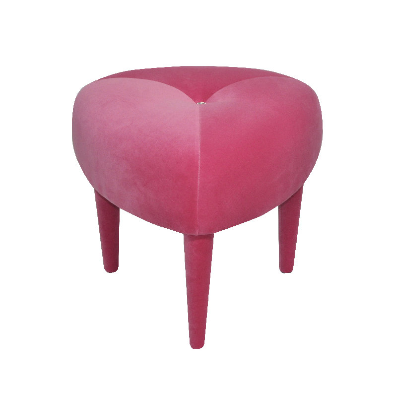 Solid + Manufactured Wood Accent Stool, Rosa