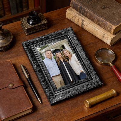Cadre photo polyvalent 1 PC 5 po x 7 po noir