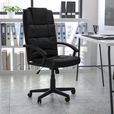 Chaise de travail à haut dossier