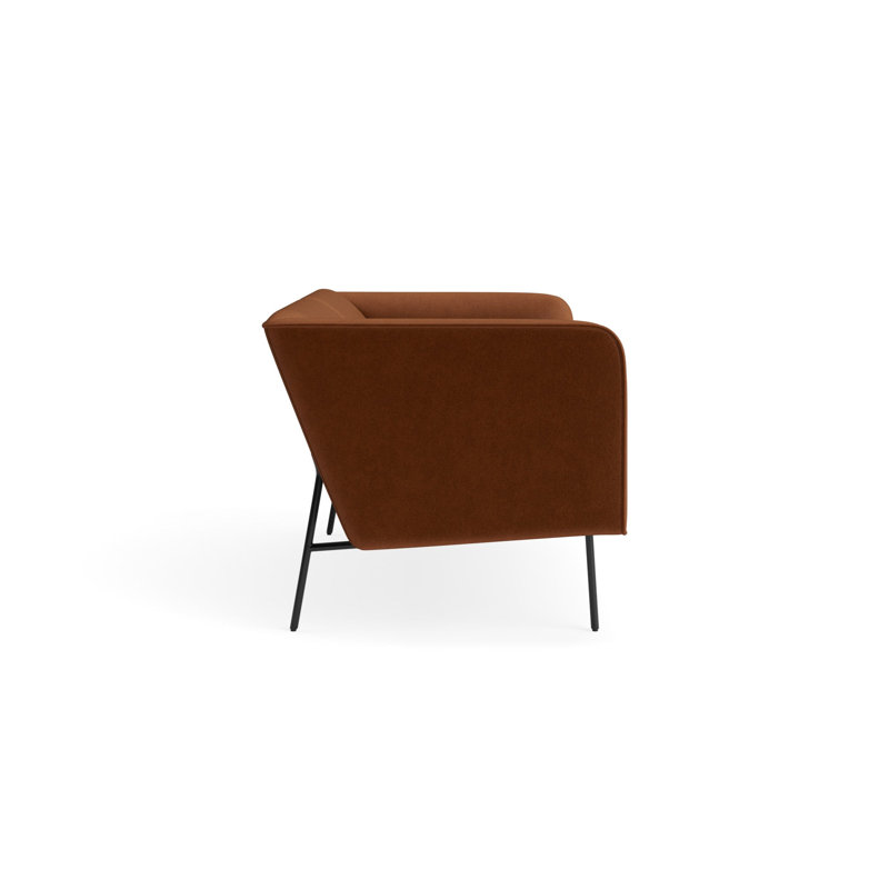 MTO - Dandy Sofa Black Legs, Copper Velvet