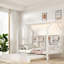 Lit en bois avec couchette et tablettes-64789073