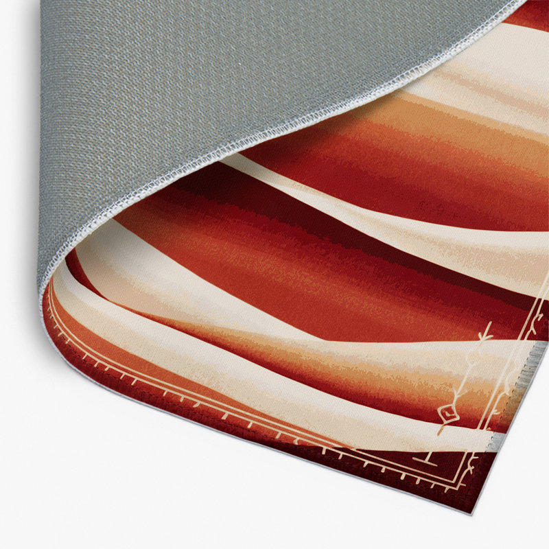 Tapis intérieur et extérieur Terracotta Horizon, Rectangulaire 8 pi x 10 pi