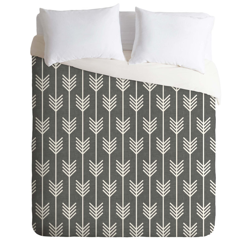 Holli Zollinger Polyester Geometric Shapes Duvet Cover, Queen Duvet Cover + 2 Standard Shams
