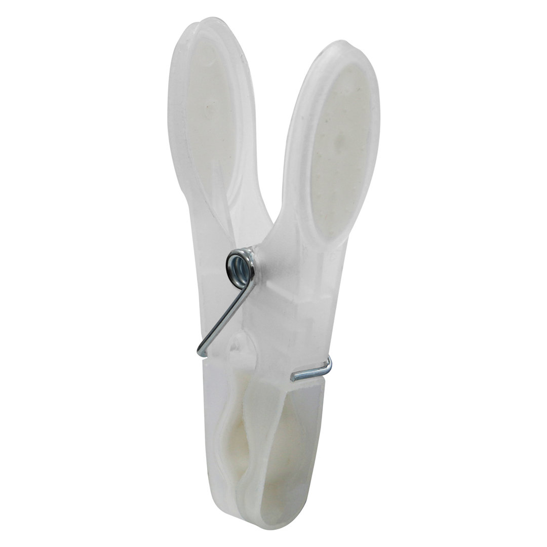 JVL 24 Pack Soft Grip Plastic Clothes Pegs
