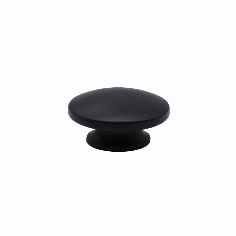 Bouton ovale, Noir mat