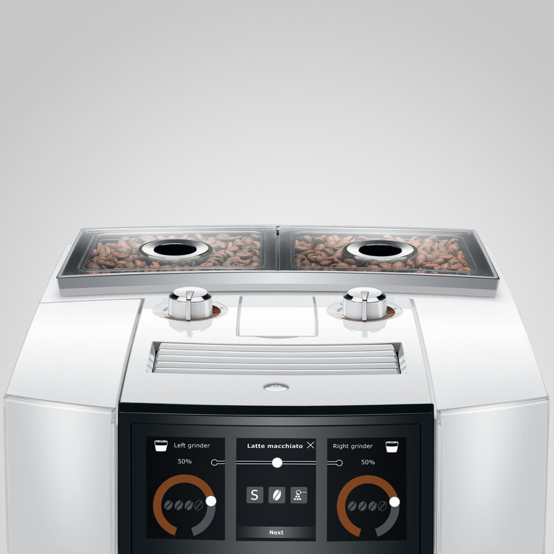 JURA J8 Twin Diamond White, White