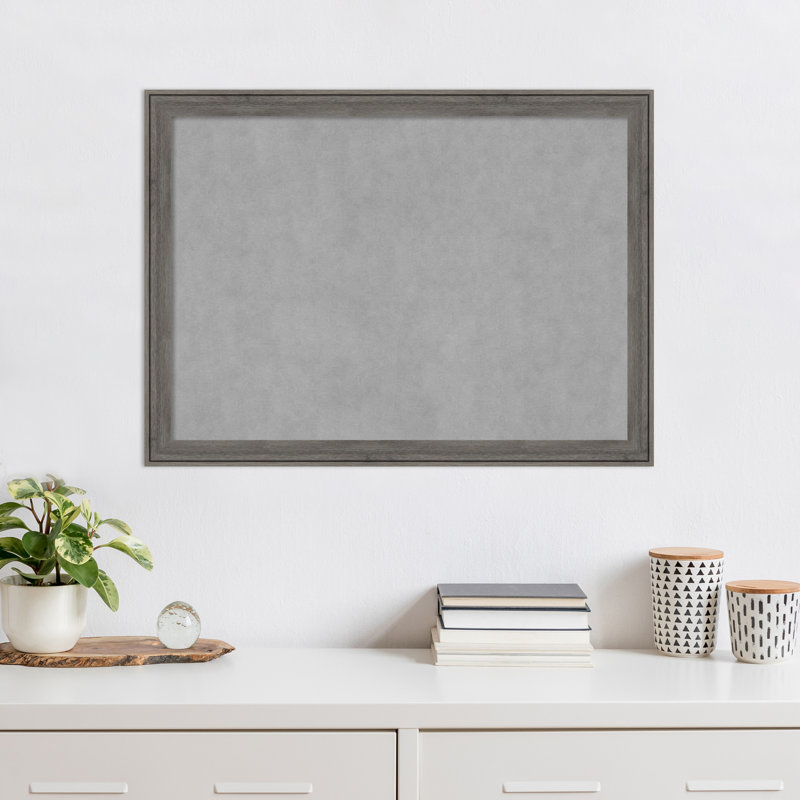 Tableau magnétique gris Regis Barnwood, H 23 po x l 31 po
