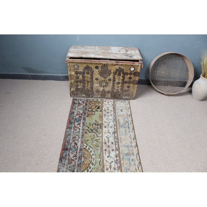 Vintage Turkish Area Rug With Soft Earth Tones And Intricate Patterns For Bohemian Home Decor