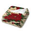 Jeté en flanelle Poinsettia Pinecone Luxury-133686354